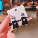 personality fashion earrings Korean letter M earrings jewelrypicture10