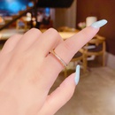 Korean version of microinlaid zircon ring fashion word Korean simple ringpicture7