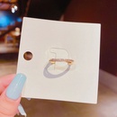 Korean version of microinlaid zircon ring fashion word Korean simple ringpicture8