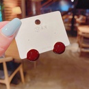 New Acacia Red Bean Earrings Retro Red Earrings Simple Earringspicture9