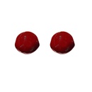 New Acacia Red Bean Earrings Retro Red Earrings Simple Earringspicture11