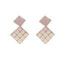 square color glaze earrings Korea 2021 new trendy earringspicture11