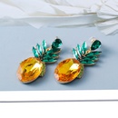 55830 New Fruit Pineapple Stud Earrings Exaggerated Personalized Simple Female Earrings Ornamentpicture10
