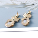55830 New Fruit Pineapple Stud Earrings Exaggerated Personalized Simple Female Earrings Ornamentpicture11