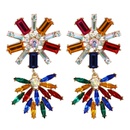 new geometric flower hollow diamond earrings pendant earrings personality bohemian ear jewelrypicture8