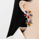 new geometric flower hollow diamond earrings pendant earrings personality bohemian ear jewelrypicture9