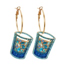 retro exaggerated temperament geometric personality cup earringspicture10