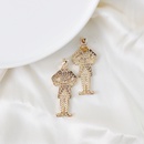 Europe and the United States New Creative Cartoon Nutcracker Earrings Wholesalepicture12