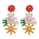 new creative retro bohemian earrings exaggerated personality diamond earringspicture8