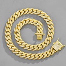 2022 Spring New Factory Direct Sales Europe and America Cross Border Hip Hop Cuban Link Chain Icedout Link Chain Ornamentpicture9