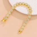 new full diamond hip hop Cuban chain round splicing necklace wholesalepicture12