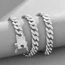hiphop alloy full of diamonds Cuban chain anklet necklace wholesalepicture13