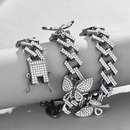 2021 New Butterfly Accessories Cuban Link Chain 15mm Geometric Hip Hop Bracelet Anklet Necklace Trendy Fashion Decorationspicture10