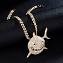 New Fashion Big Shark Necklace Hip Hop Cuban Chain Necklacepicture9