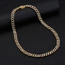 hip hop cuban necklace simple 9mm plain chain necklace wholesalepicture11