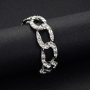 fashion geometric jewelry chain 20mm rhinestone zinc alloy jewelry chain hip hop necklacepicture11