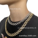 European and American Cuban necklace niche hip hop 15mm accessories clavicle chainpicture13