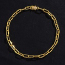 Simple Chain Necklace Retro Fashion Geometric Shape Necklacepicture9