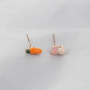 925 Silver Nail Korean Style Ins Simple Stud Earrings Set Spot Fashion Candy Fish Creative Cute Earrings Femalepicture9