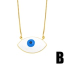 European and American Devils Eye Pendant Copper Necklace Wholesale Jewelrypicture9