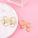 Letter love elephant earrings niche design earrings European and American new earringspicture10