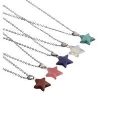 European and American Fashion Simple Star Pendant Necklace