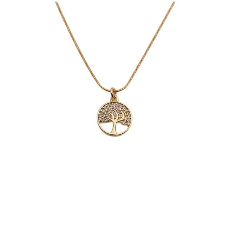 new style copper zircon pendant tree of life pendant necklace