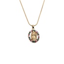 retro copper zircon variety of cross Maria pendant necklace wholesalepicture45