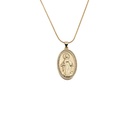 European and American copper zircon cross Virgin Mary necklacepicture15