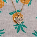 European and American copper zircon Valentines day heart pendant necklacepicture9