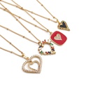 European and American Valentines Day Hollow Heart Necklace Wholesale Jewelrypicture10