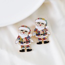 55853 European and American New Creative Christmas Gift Halloween Santa Claus Grandma Metal Alloy Earrings Earringspicture11