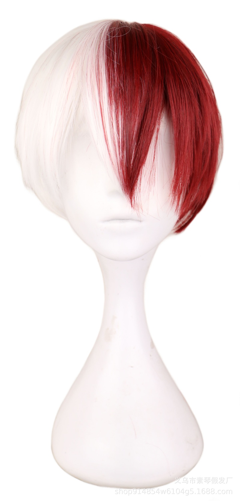 Fashion white color matching anime wig wholesale