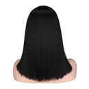 Fashion short wavy head shouldertoshoulder hair gradient color wigpicture53
