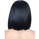 Fashion womens wigs black short straight hair chemical fiber hair wigspicture13