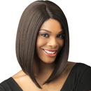 Fashion womens wigs black short straight hair chemical fiber hair wigspicture14
