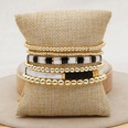 Fashion Street Trendy MultiLayer Twin Beaded High Quality Color Retention Golden Balls Tila Bead Woven Braceletpicture17
