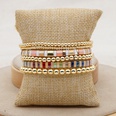 Fashion Street Trendy MultiLayer Twin Beaded High Quality Color Retention Golden Balls Tila Bead Woven Braceletpicture20