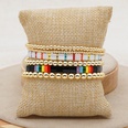Fashion Street Trendy MultiLayer Twin Beaded High Quality Color Retention Golden Balls Tila Bead Woven Braceletpicture23