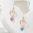 Korean style heart pearl trend stone earrings creative earrings jewelrypicture12