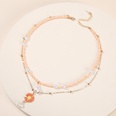 New handmade rice bead daisy clavicle chain multilevel pearl flower pendant necklacepicture19