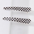 Korea 2021 new mosaic lattice hairpin bangs clip headdresspicture11