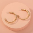 Cshaped earrings Korean multilayer diamond earrings semicircular earringspicture12