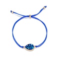 fashion sixcolor water drop crystal cluster handwoven colorful shrink rope braceletpicture11