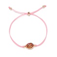 fashion sixcolor water drop crystal cluster handwoven colorful shrink rope braceletpicture16