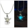 INS European and American Fashion Womens Handmade DIY Begonia Star Pattern Pendant Personality MultiColor Noctilucent Necklace Womenpicture13
