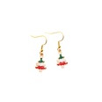 European and American new fashion Christmas dripping Santa Claus earrings jewelry wholesalepicture15