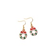European and American new fashion Christmas dripping Santa Claus earrings jewelry wholesalepicture17