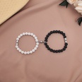 new volcanic stone beads bracelet titanium steel sun moon magnet bracelet a pair of hand jewelrypicture14