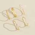 crossborder fashion simple wave pearl retro wild joint ring fivepiece setpicture12